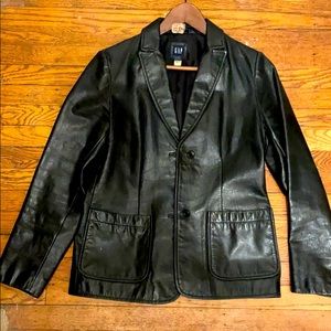 Gap Vintage 100% genuine leather blazer